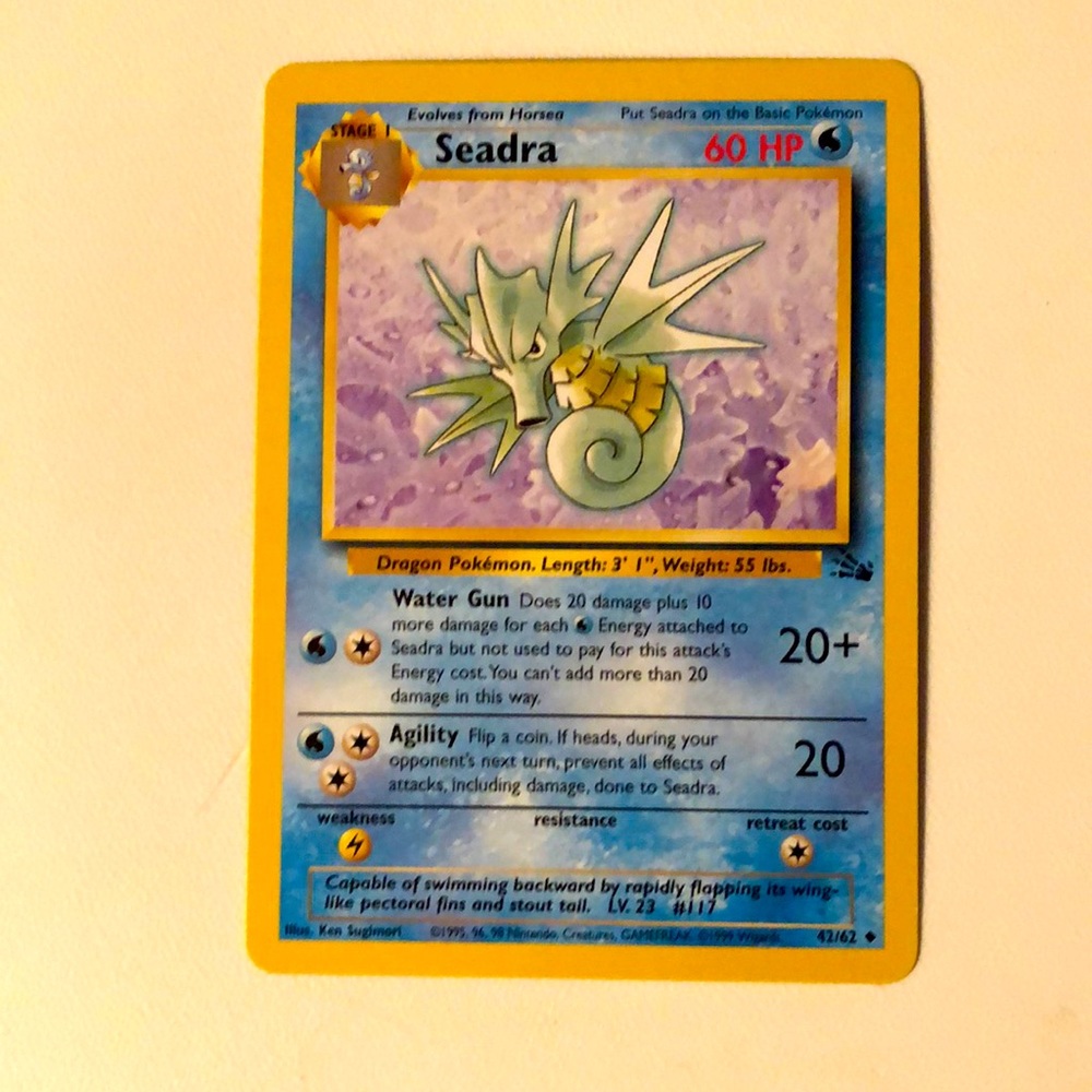 This is a rare Pokémon card it was made in 1999